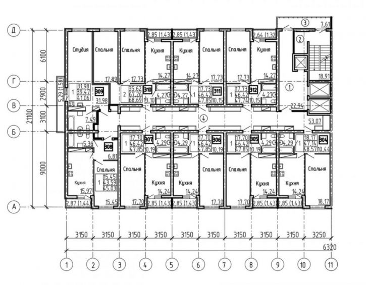 1-комн квартира Московское шоссе 16-й километр, 3 этап