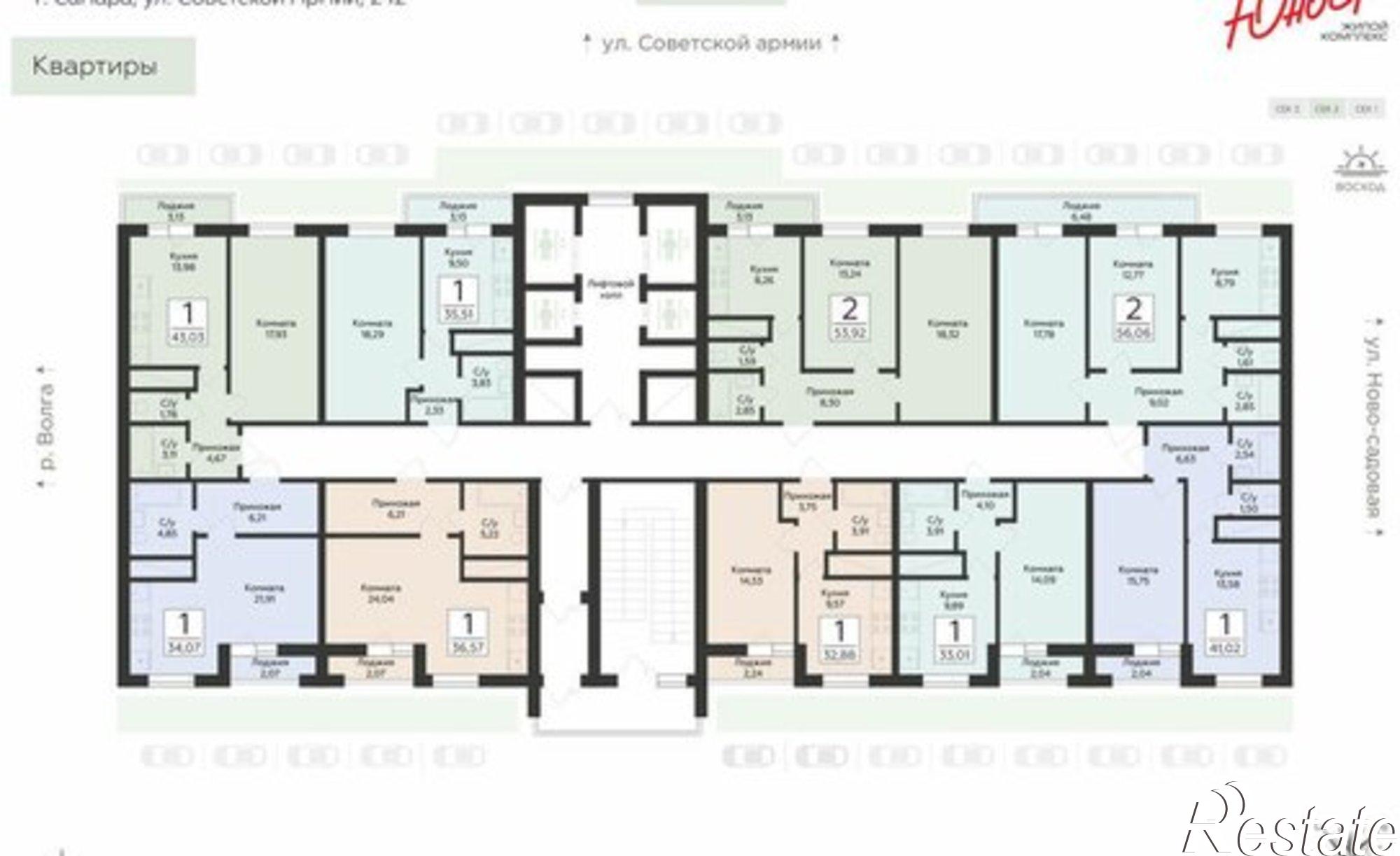 Купить квартиру за 5 307 260 рублей на улица Советской Армии, 240Б