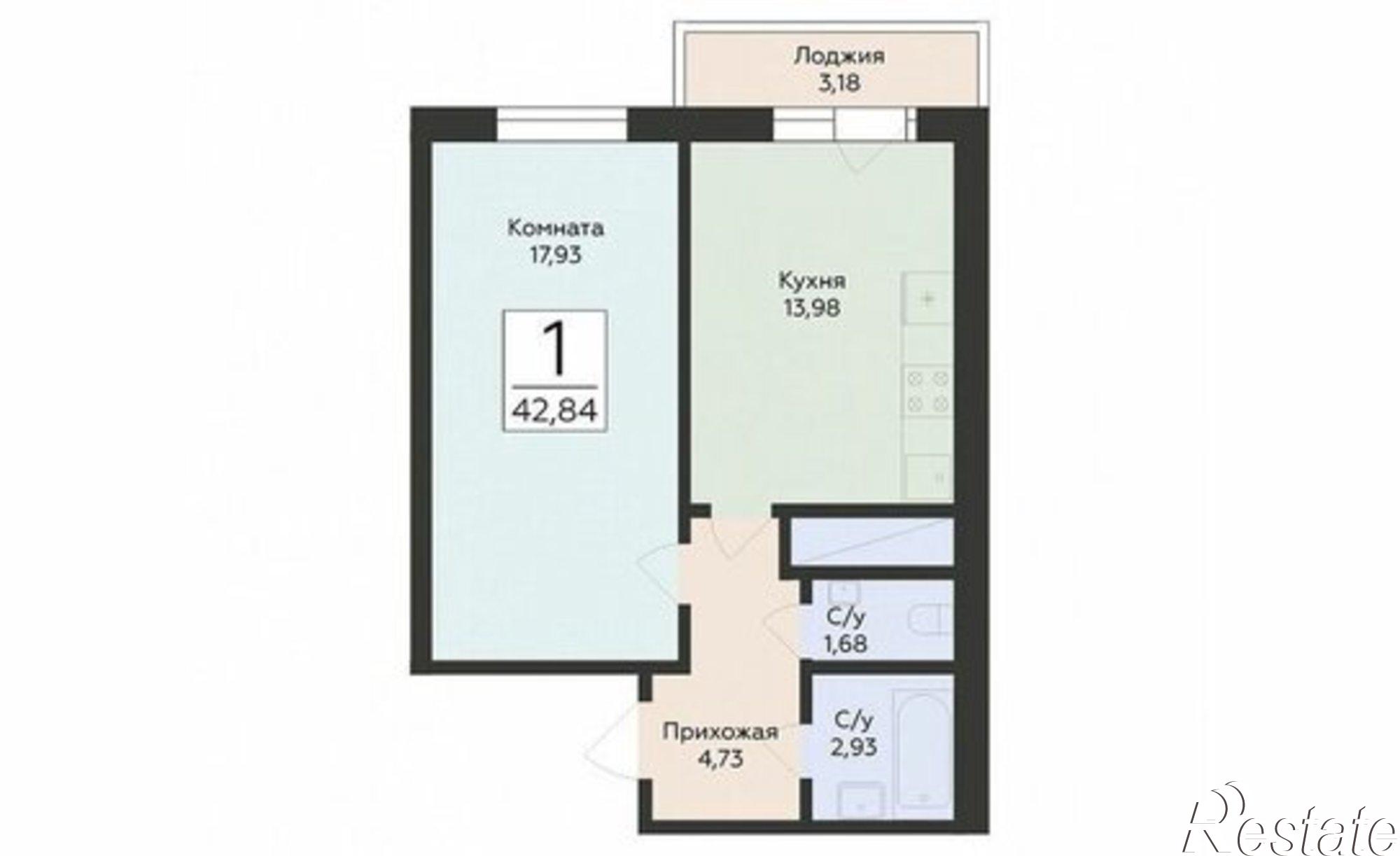 Купить квартиру за 6 470 370 рублей на улица Советской Армии, 240Б