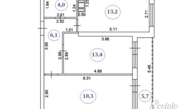 2-комн квартира улица Советской Армии, 91,  д. 91