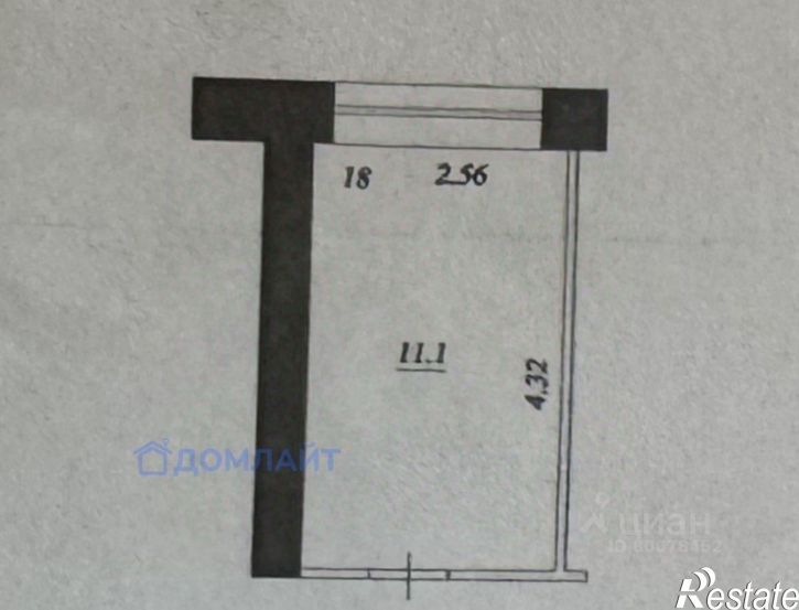 Комната ул Балаковская, 18 1,  д. 18 1,  к. 1
