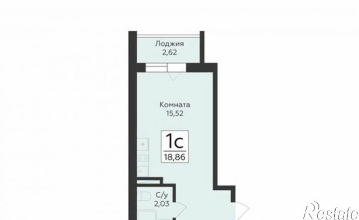 1-комн квартира в новом доме улица Советской Армии, 240Б,  д. 240Б