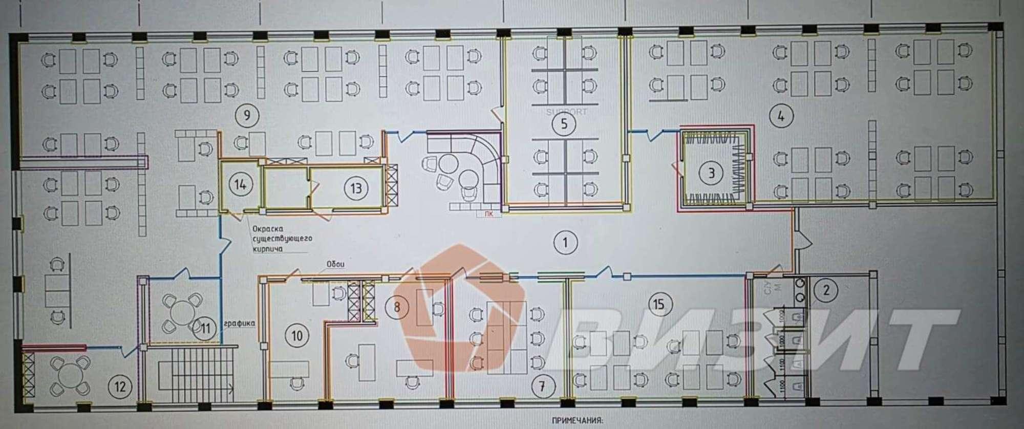 Сдать офис, помещение под офис за 455 000 рублей на Авроры улица, 110к1