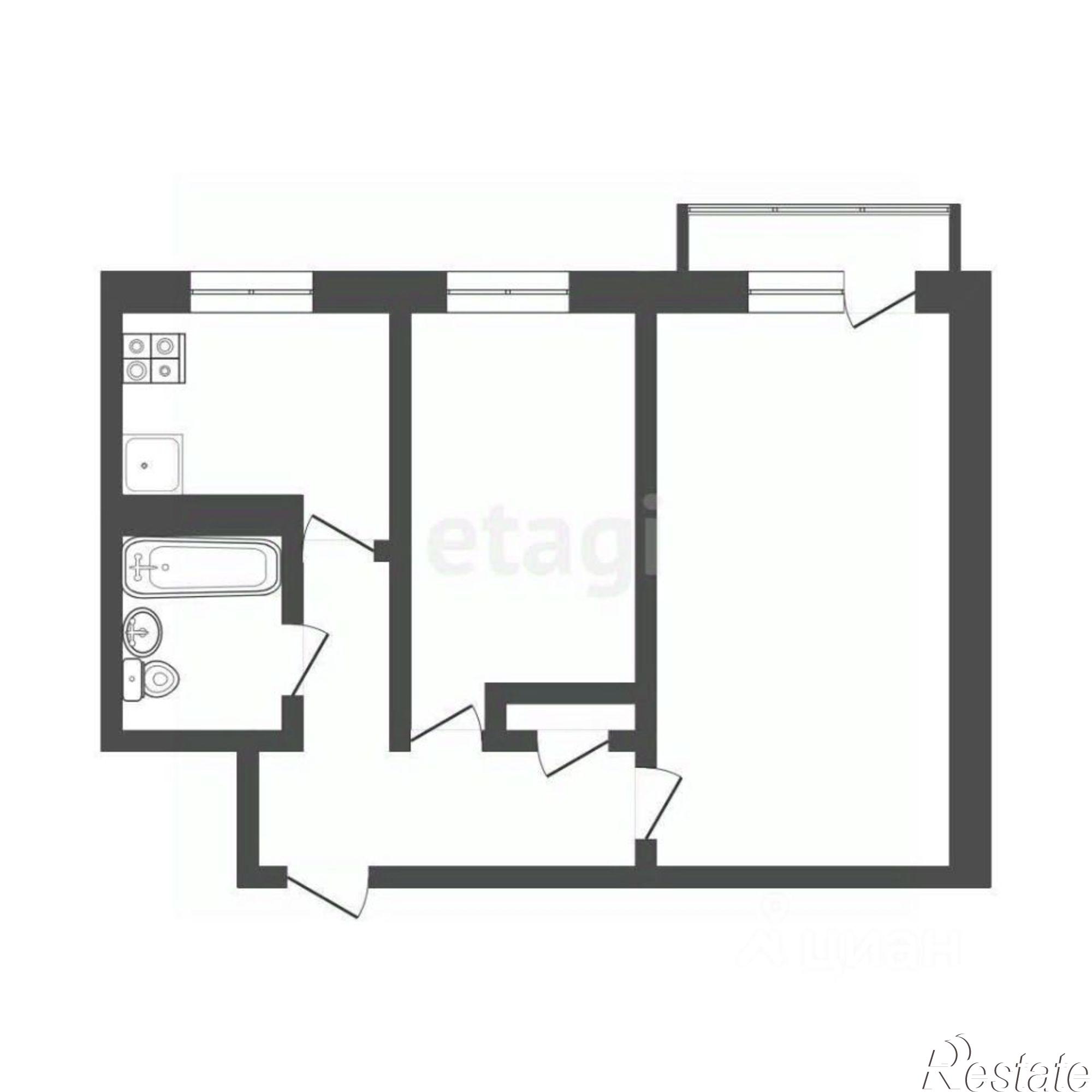 Купить квартиру за 4 600 000 рублей на проспект Металлургов, 69А