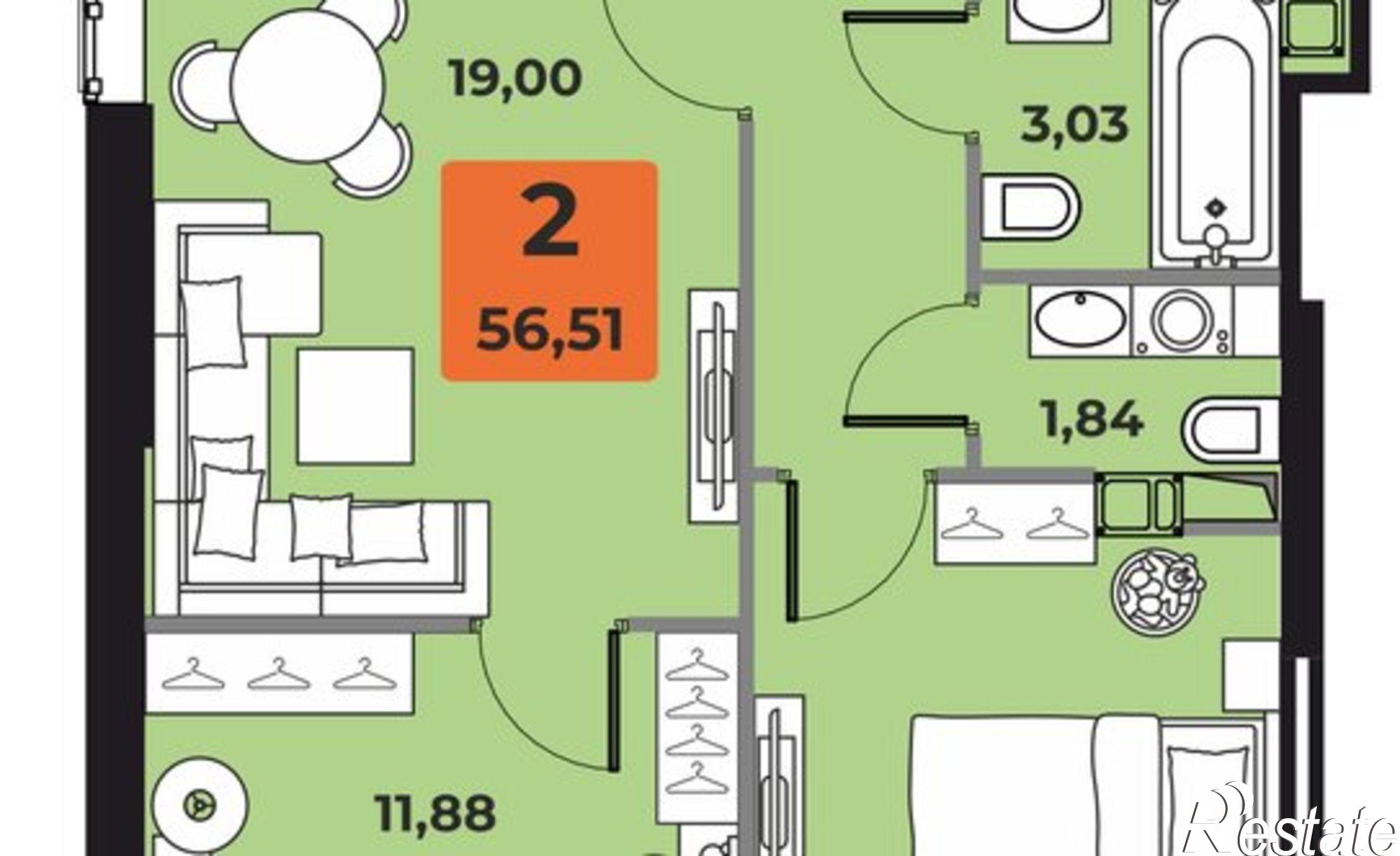Купить квартиру за 11 000 000 рублей на проспект Карла Маркса, 231