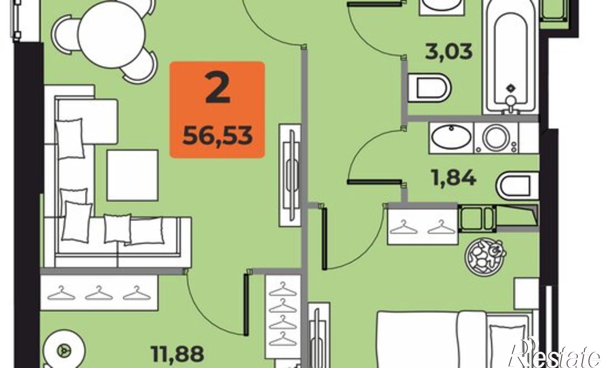 Купить квартиру за 10 900 000 рублей на пр-кт Карла Маркса, 243б