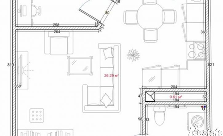 1-комн квартира Одесский переулок, 20,  д. 20