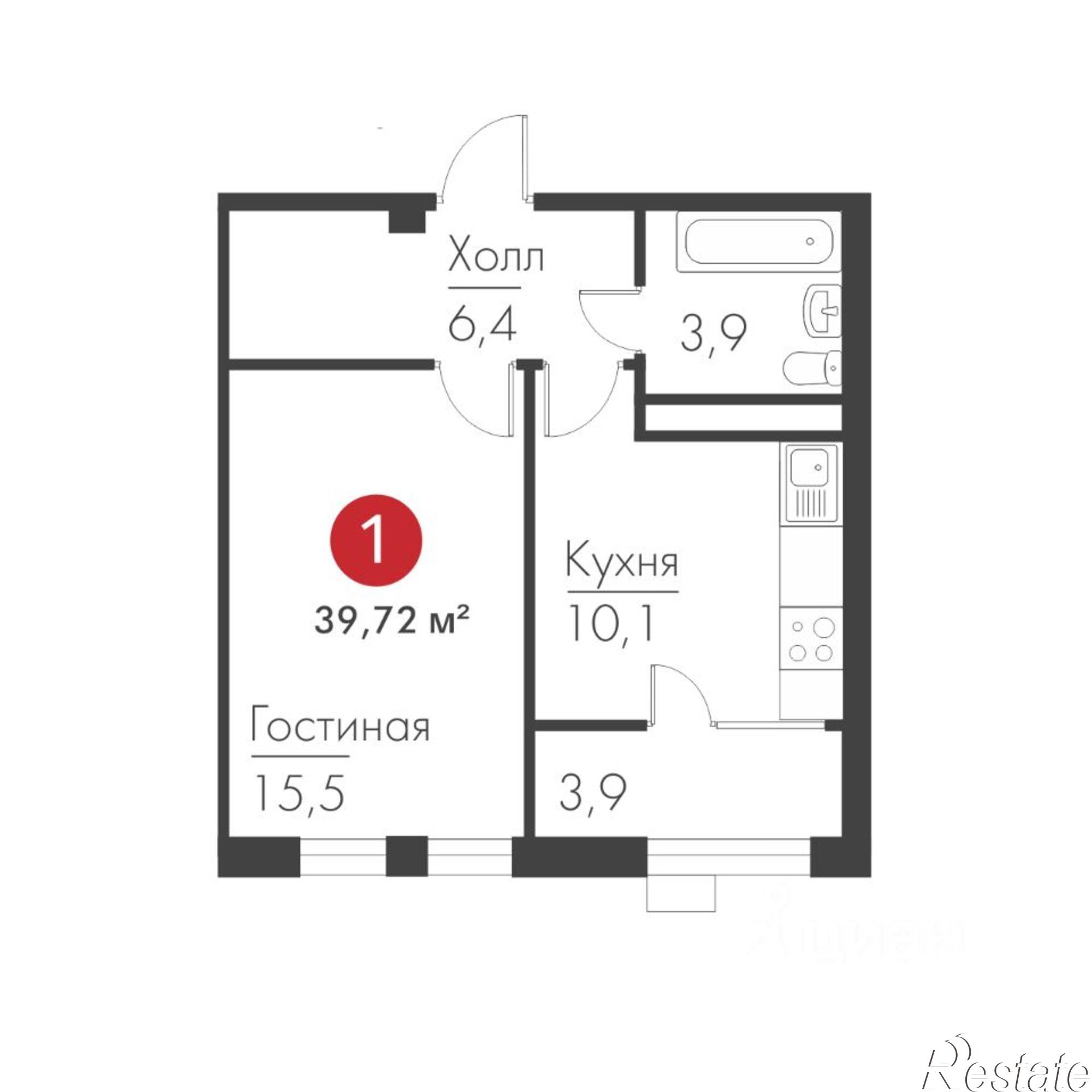 Купить квартиру за 9 808 150 рублей на проспект Масленникова, 14А