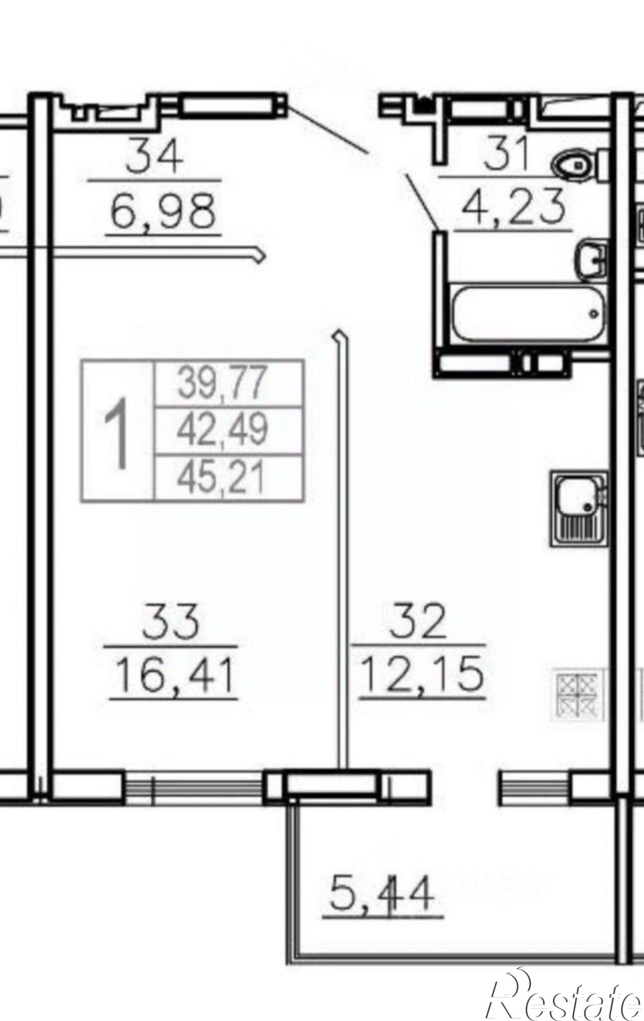 Купить квартиру за 6 550 000 рублей на 3-й проезд, 50