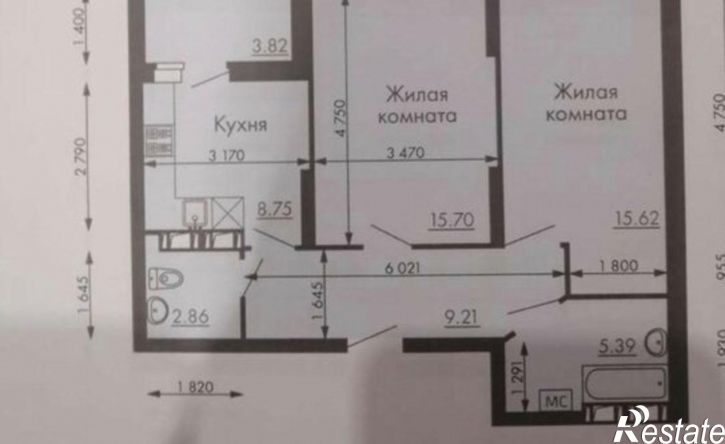 2-комн квартира Южное шоссе, 7,  д. 7