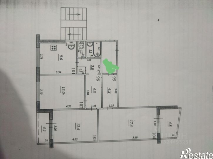 3-комн квартира Партизанская улица, 226,  д. 226