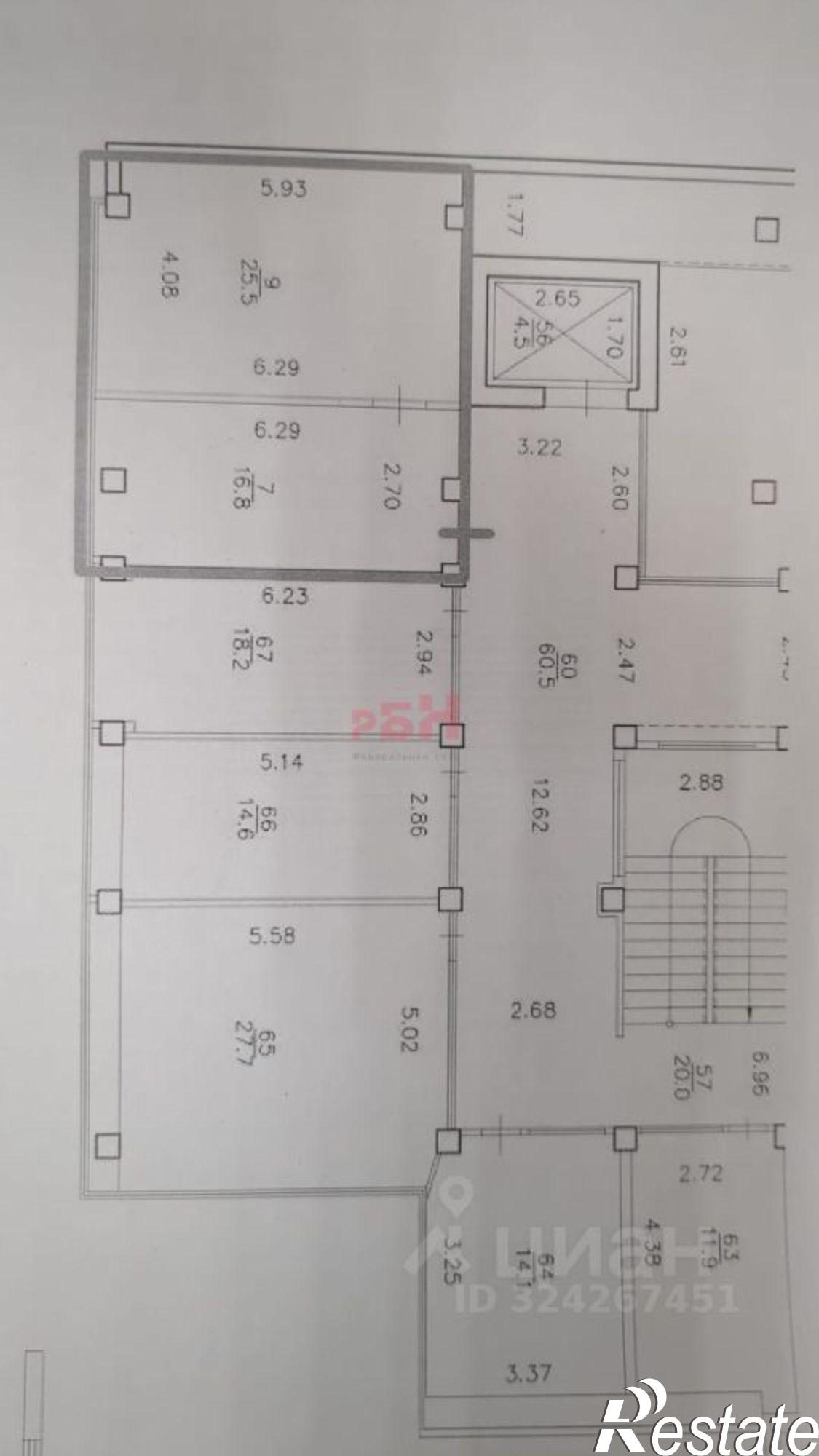 Сдать офис, помещение под офис за 23 100 рублей на улица Водников, 26