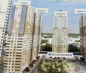 1-комн, 53 кв м, этаж 8/27 ул Дыбенко, 27