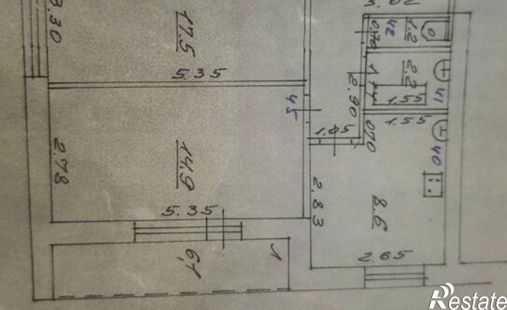 2-комн квартира улица Маяковского, 14,  д. 14
