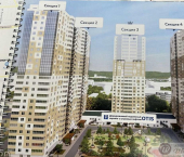 1-комн, 53.24 кв м, этаж 8/27 Дыбенко улица, 27