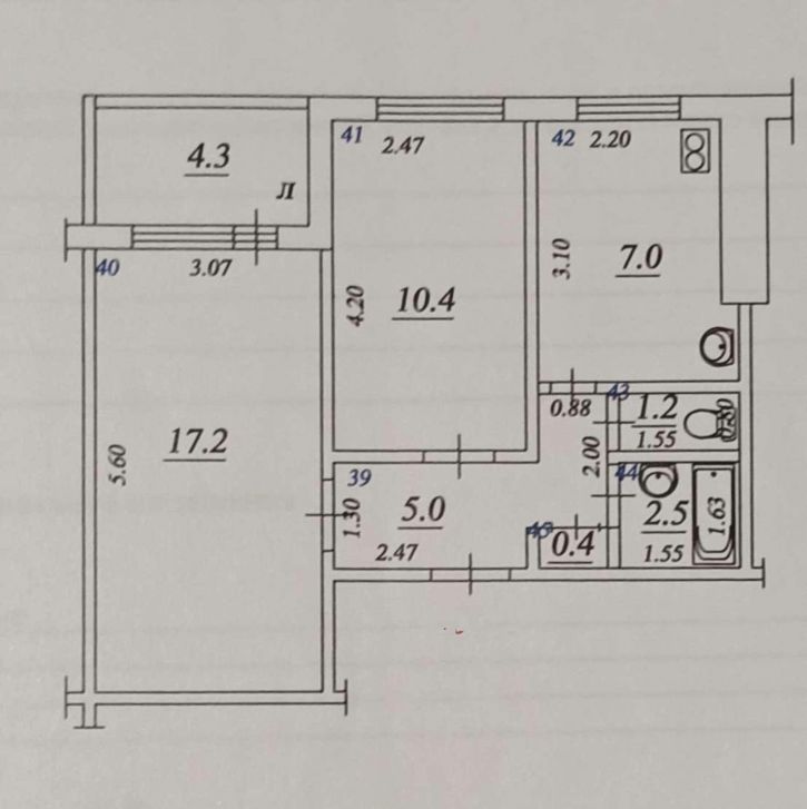 2-комн квартира Кирова проспект, 234