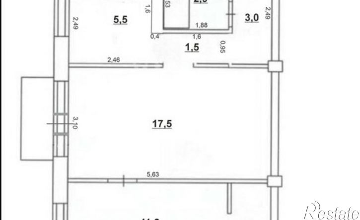 2-комн квартира Партизанская улица, 122,  д. 122