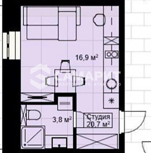 Продажа комнаты Красноглинское шоссе, 70