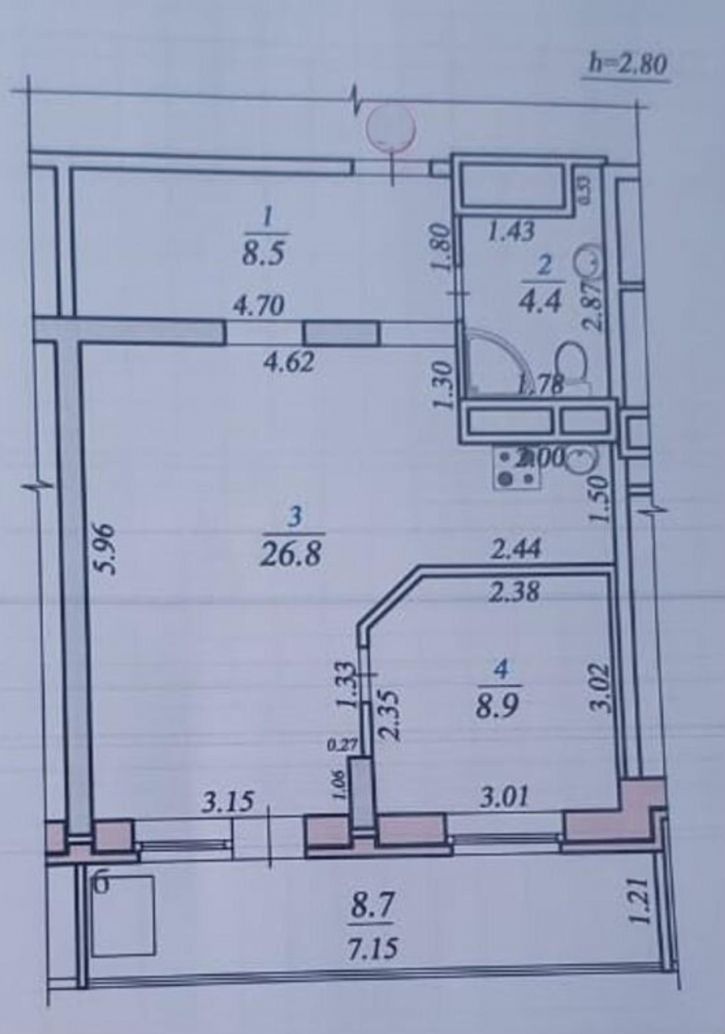 2-комн квартира Советской Армии улица, 238а