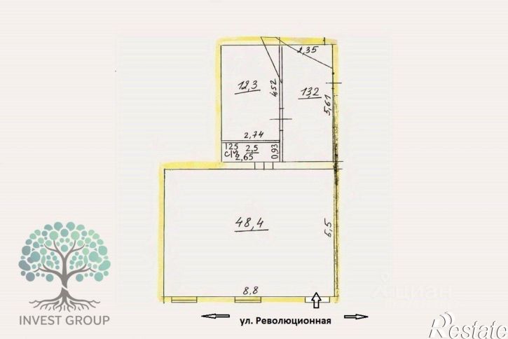 Торговое помещение ул Революционная, 90,  д. 90