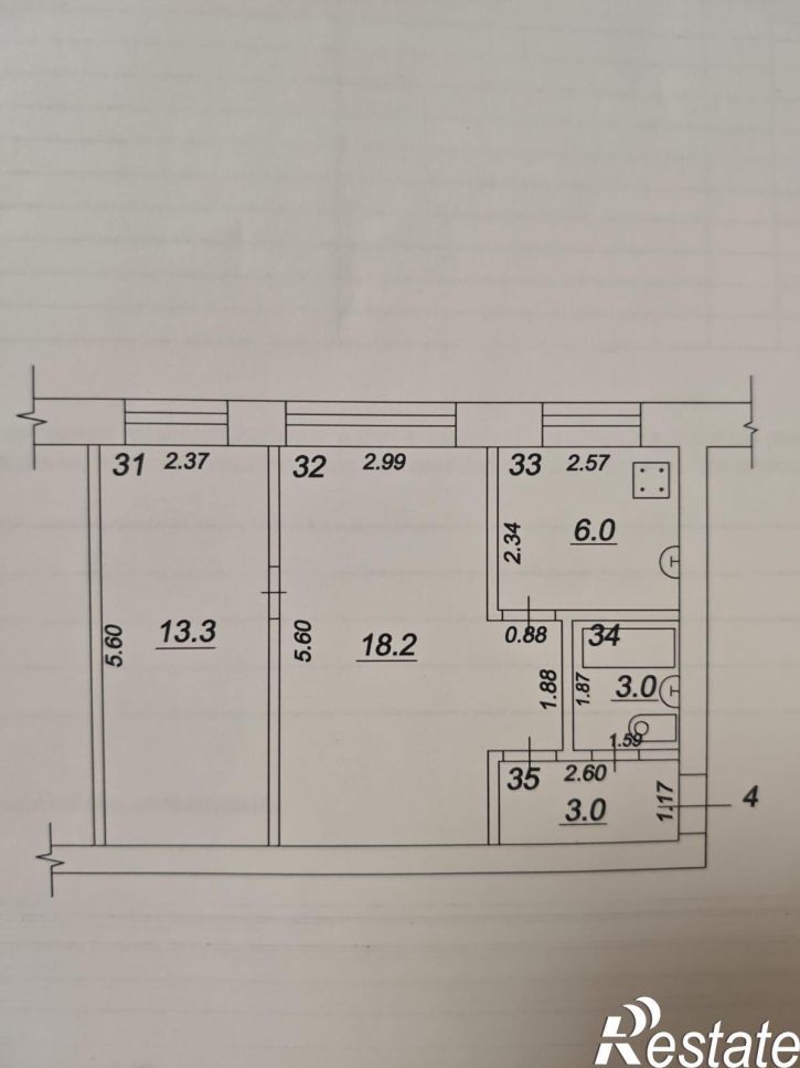 1-комн квартира Юбилейная, 5
