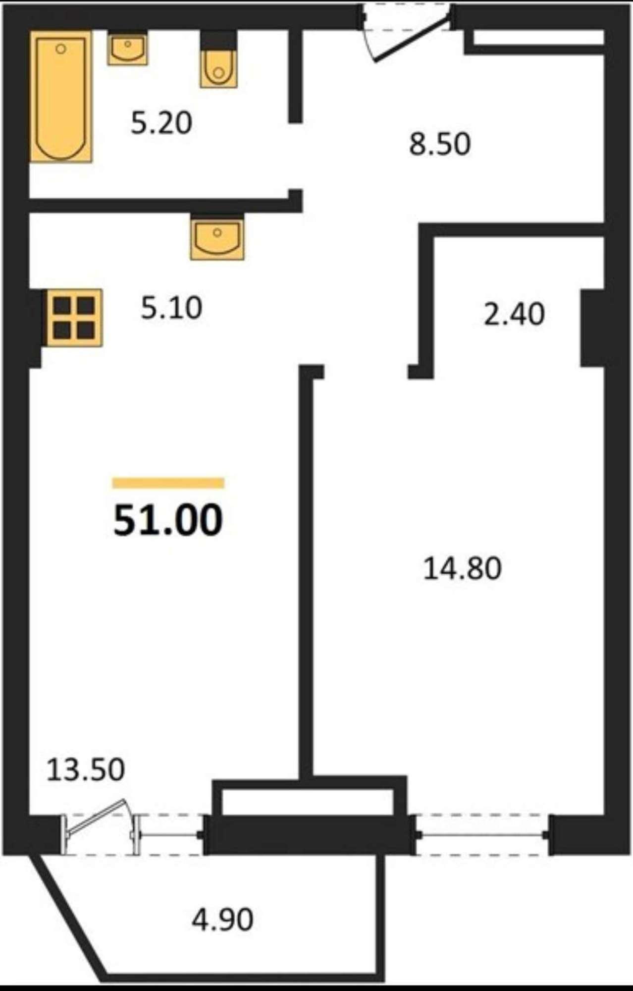 Купить квартиру за 14 630 400 рублей на Самарская улица, 220