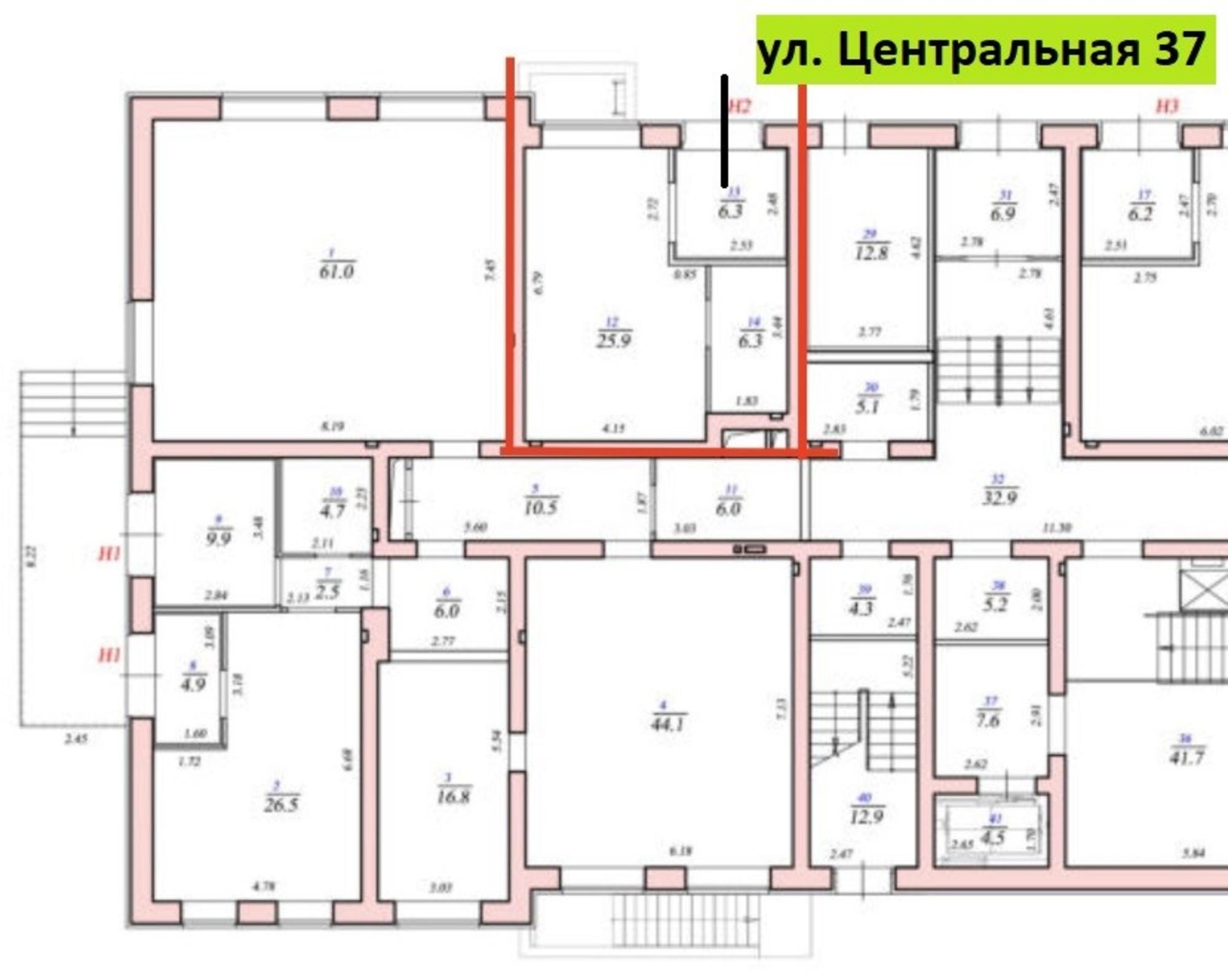 Сдать торговое помещение за 55 000 рублей на Центральная улица, 37