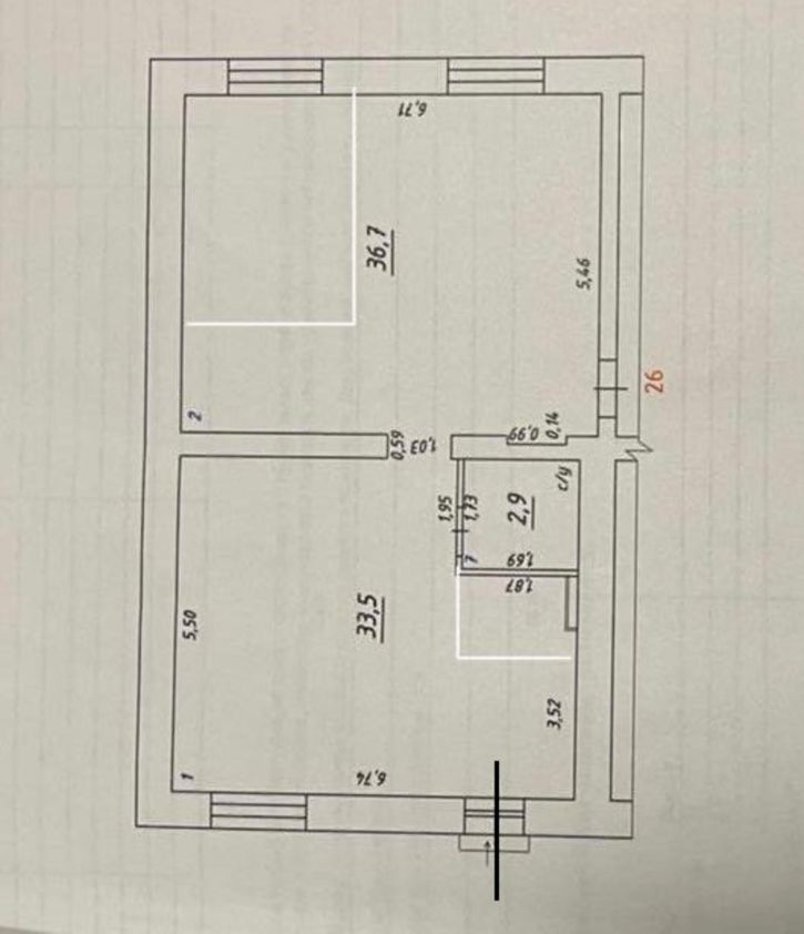 Торговое помещение Полевая улица, 1