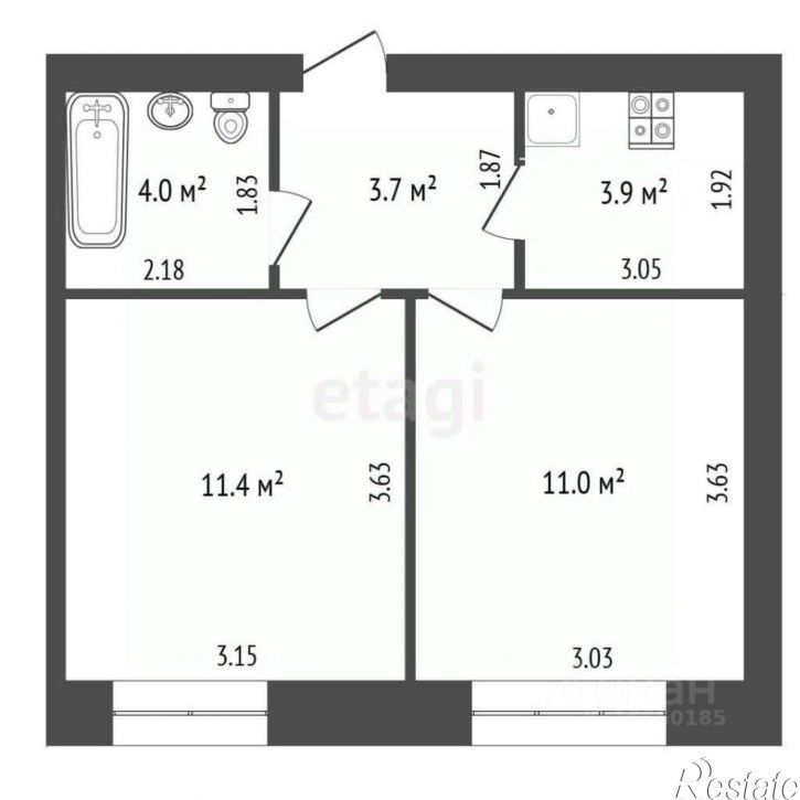 2-комн квартира ул Ташкентская, 162,  д. 162