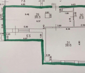 2-комн, 66.4кв м, этаж 4/16 Ново-Садовая улица, 311б