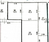 офис 108 кв м, этаж 3/5 Партизанская улица, 19