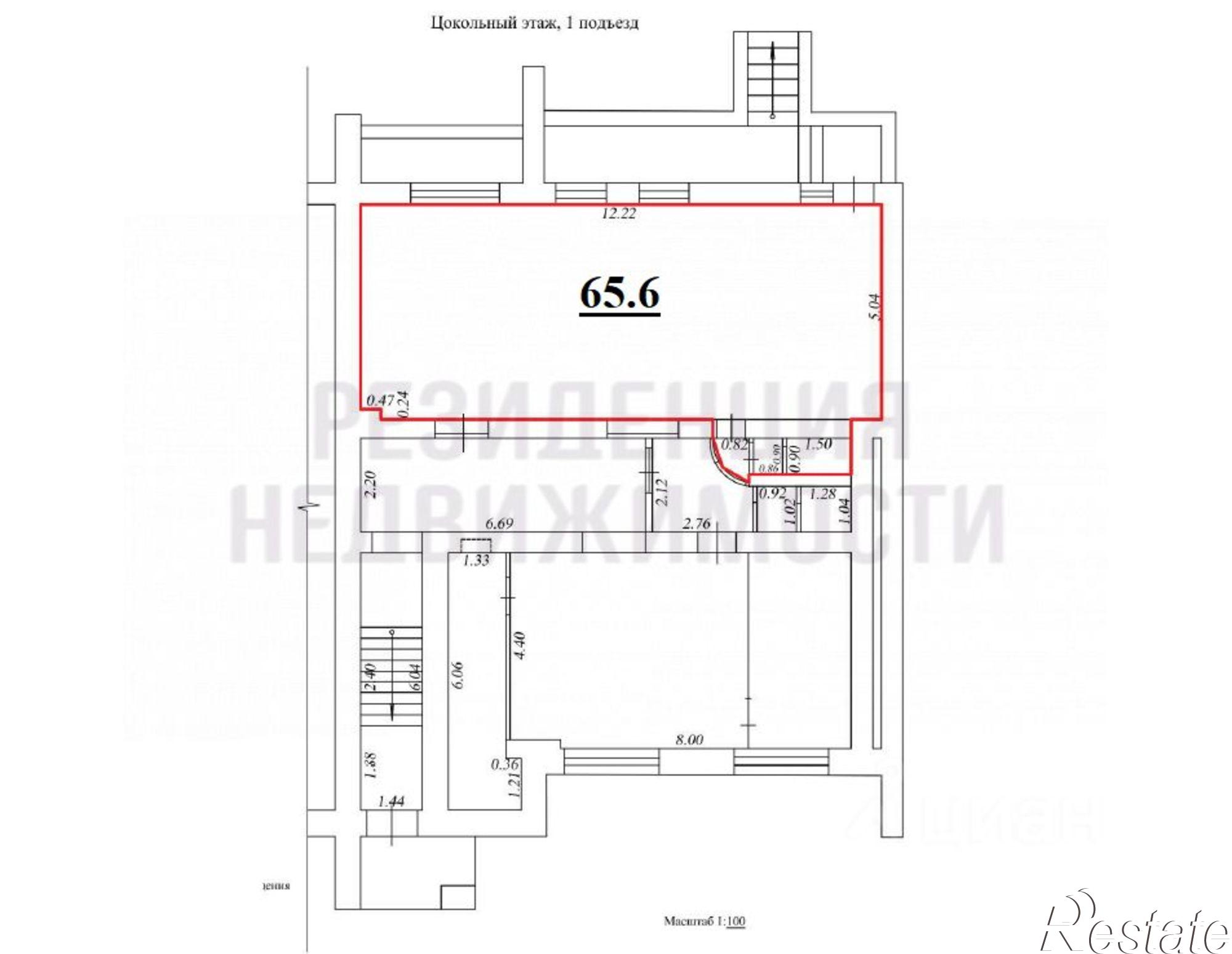 Купить офис, помещение под офис за 7 926 880 рублей на ул Красноармейская, 72