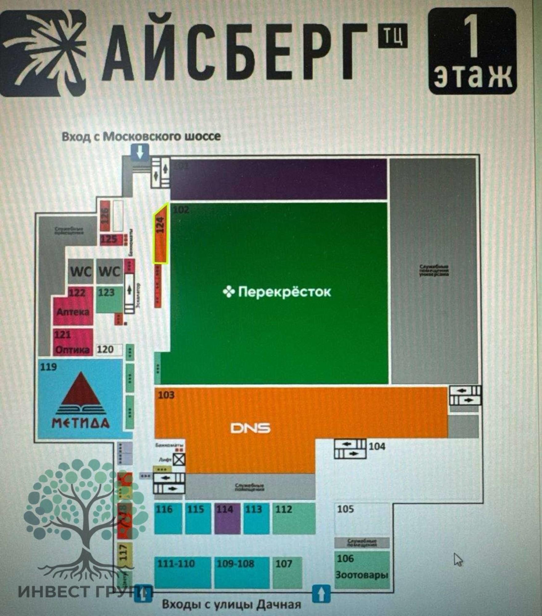 Сдать торговое помещение за 99 590 рублей на Дачная улица, 2