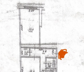 2-комн, 49кв м, этаж 5/5 Пугачевский тракт, 49