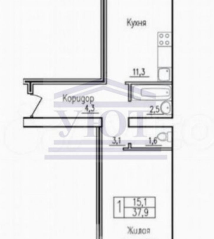 1-комн квартира Евгения Золотухина улица, 1