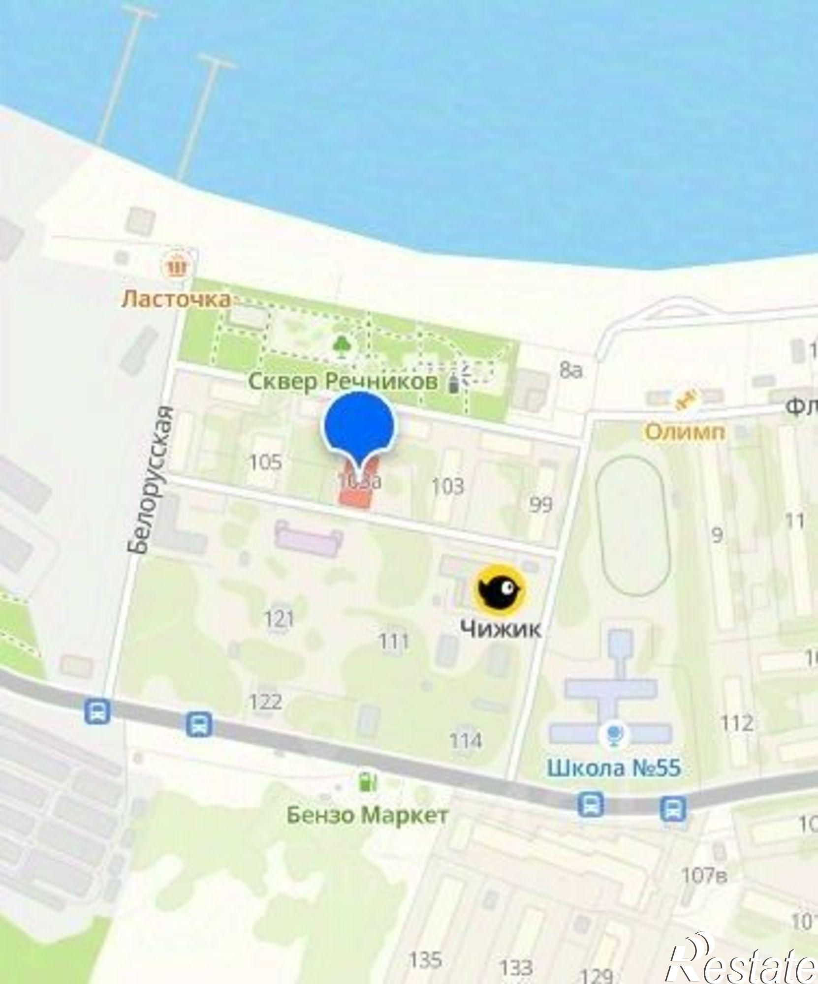 Купить комнату за 960 000 рублей на Белорусская улица, 103А