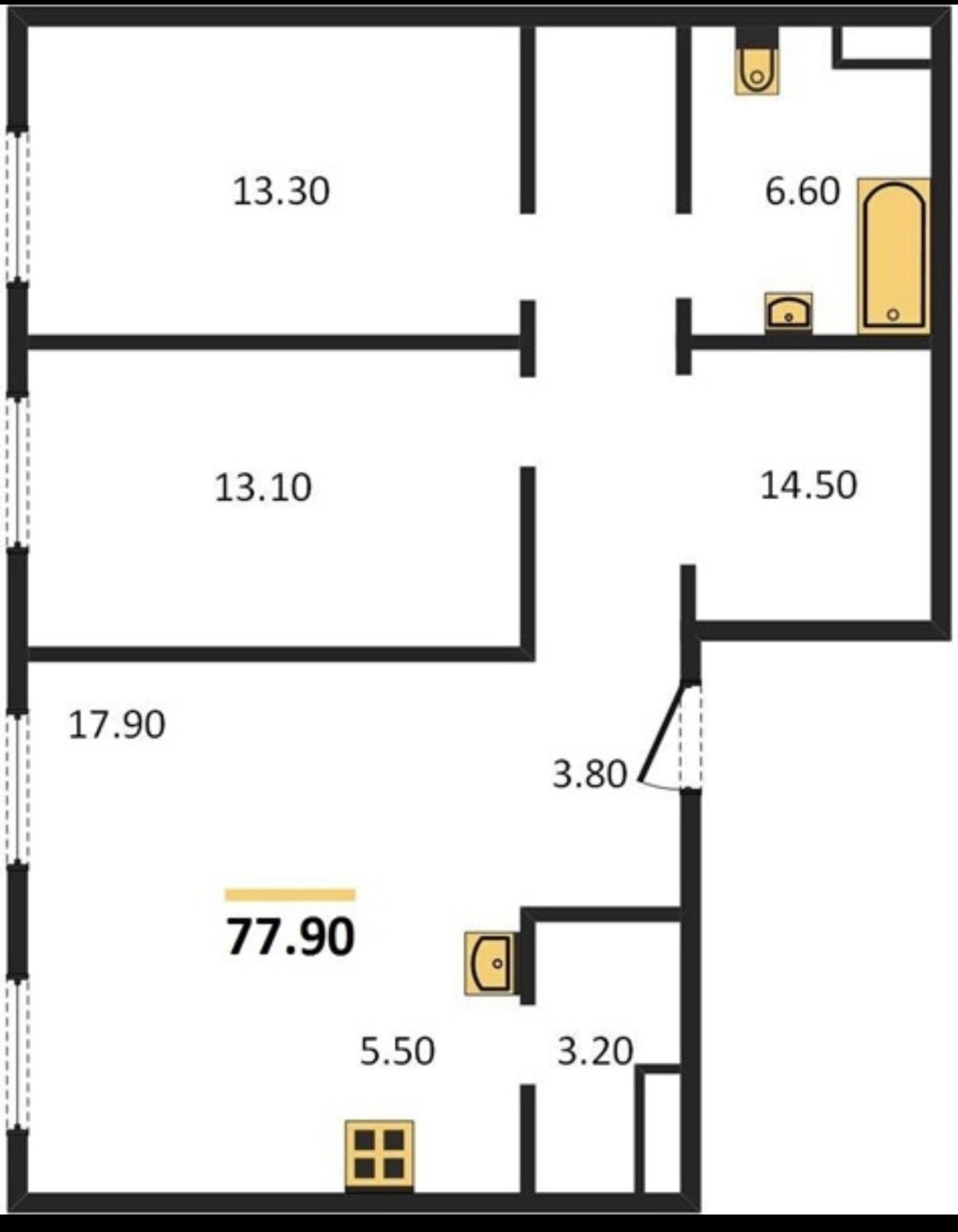 Купить квартиру за 29 952 000 рублей на Самарская улица, 220