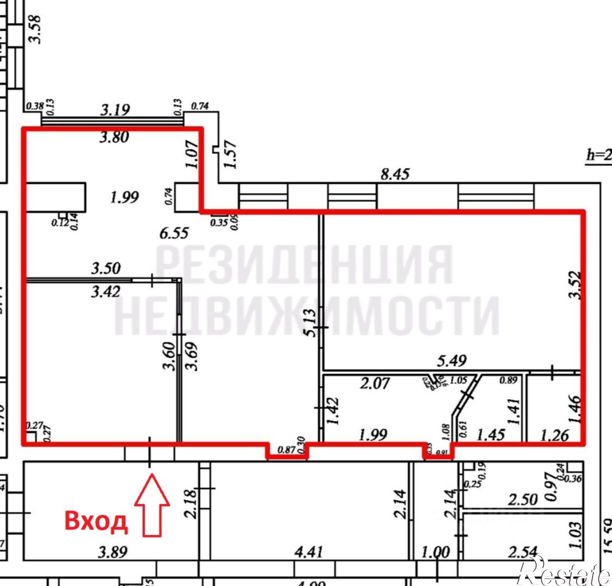 Купить офис, помещение под офис за 8 916 420 рублей на Никитинская улица