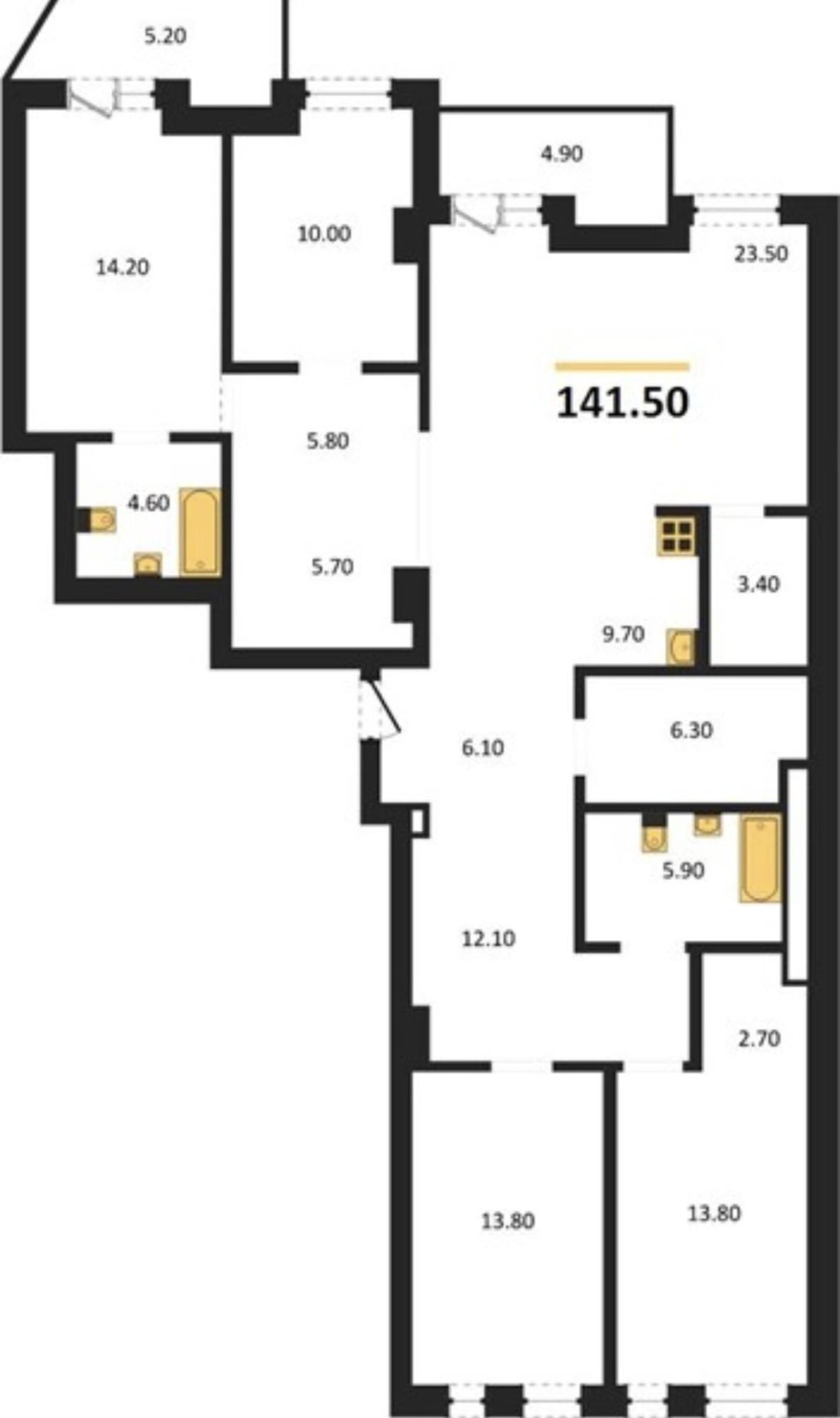 Купить квартиру за 39 422 700 рублей на Самарская улица, 220