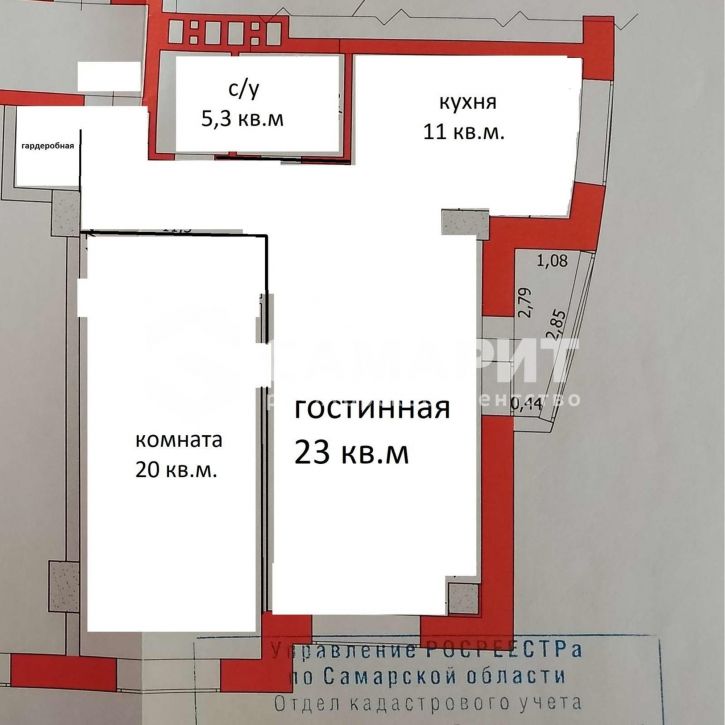2-комн квартира 5-я просека, 97