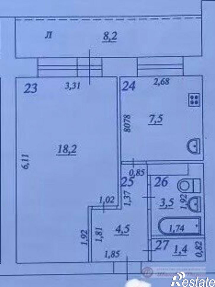 1-комн квартира проспект Кирова, 393,  д. 393