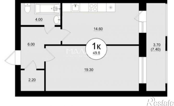 1-комн квартира 3-я просека, 94Д,  д. 94Д