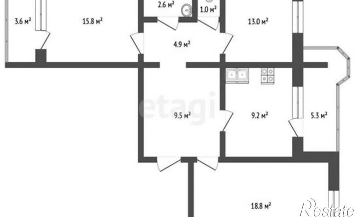 3-комн квартира улица Шверника, 8,  д. 8