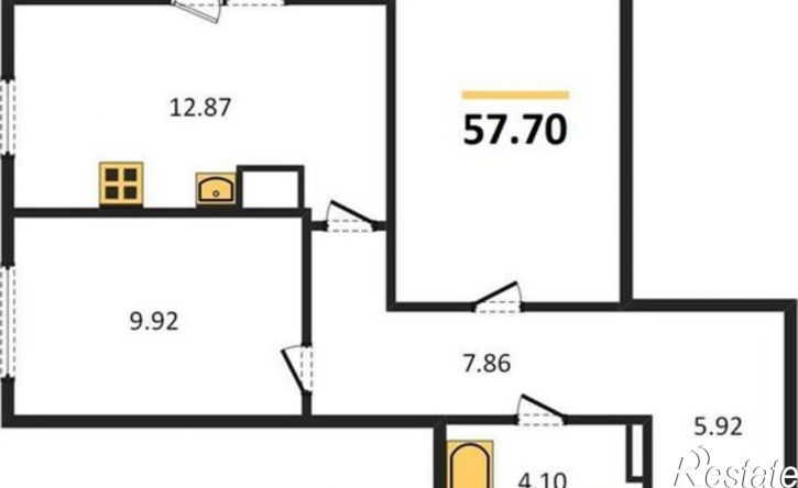 2-комн квартира Московское шоссе, 49,  д. 49