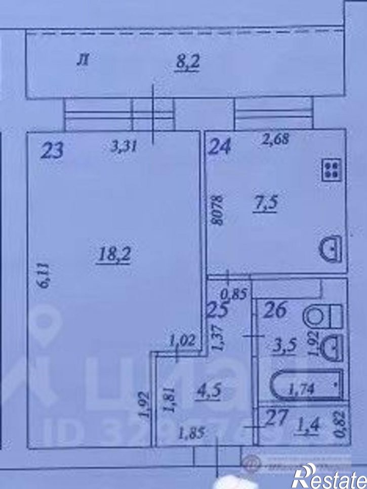 1-комн квартира пр-кт Кирова, 393б,  д. 393б