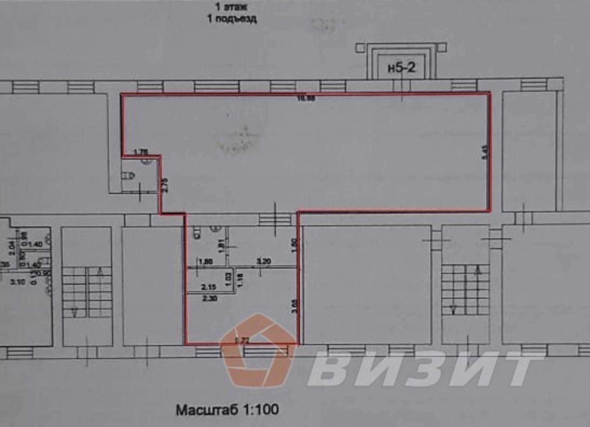 Сдать торговое помещение за 92 000 рублей на 3-й проезд, 55