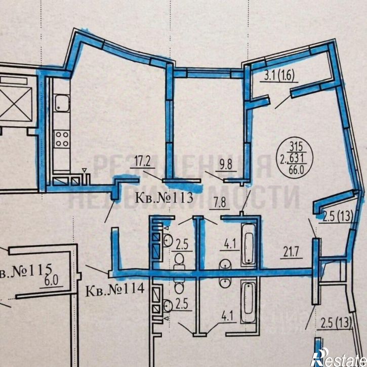2-комн квартира проспект Карла Маркса, 242,  д. 242