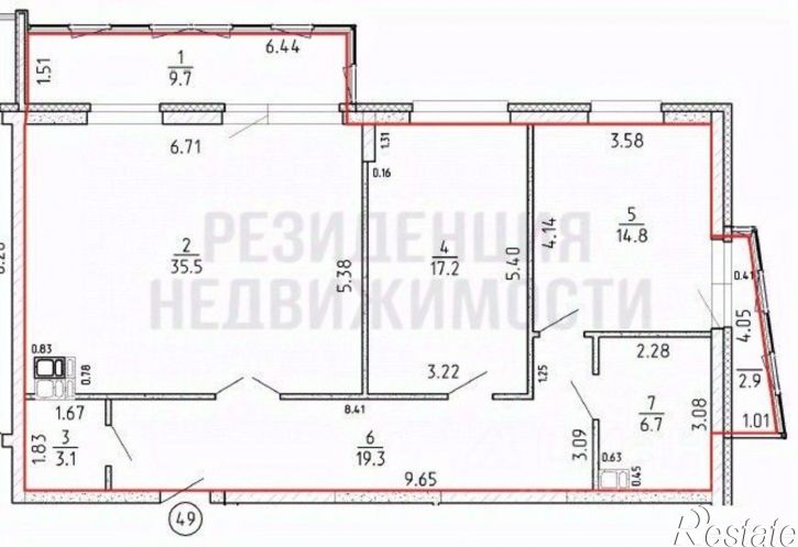 3-комн квартира проезд 4-й, 4,  д. 4