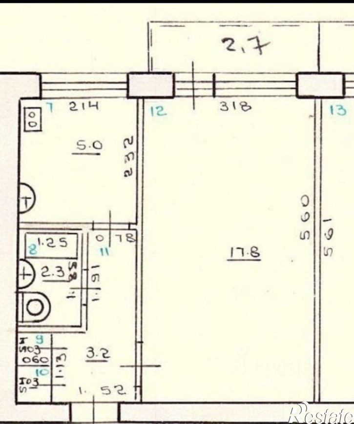 1-комн квартира улица Строителей, 15,  д. 15