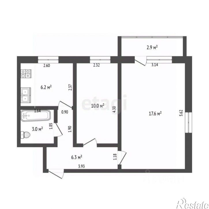 2-комн квартира ул Каховская, 49,  д. 49